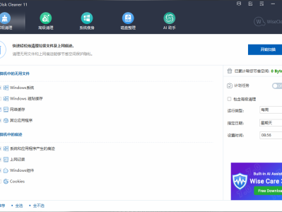 替代360的C盘清理神器：WDCFree 免费版，深度清理+自动计划任务