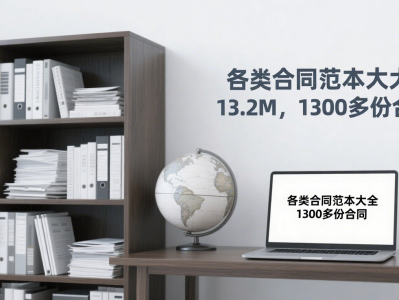 省下199元！1300+份常用合同范本合集（13.2MB），覆盖企业经营与个人生活全场景